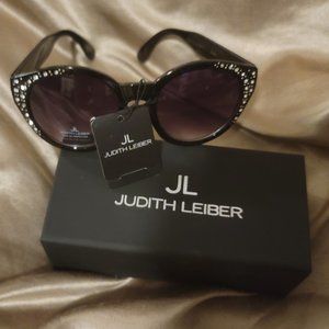 JL by Judith Leiber Black Sunglasses NWT